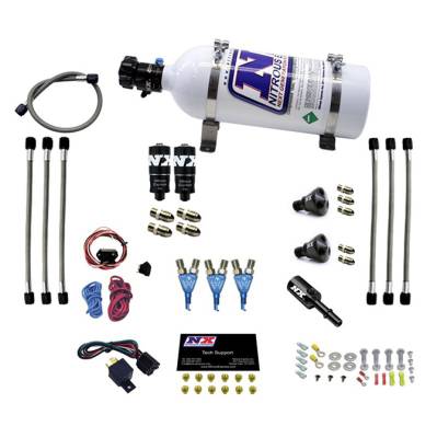 Nitrous Express - Nitrous Express 60033EFIP THREE CYLINDER EFI PIRANHA System