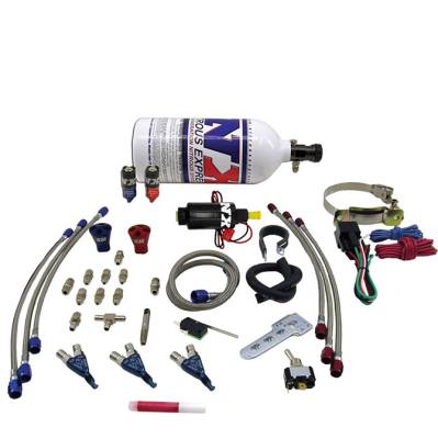 Nitrous Express - Nitrous Express 60033P THREE CYLINDER "PIRANHA" System 2.5LB
