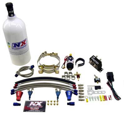 Nitrous Express - Nitrous Express 61026-1.0P TWO CYLINDER "PROTON" System W 1.0LB Bottle 1.0LB