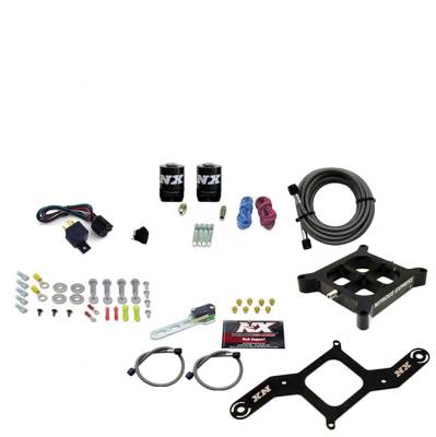 Nitrous Express - 4150 SINGLE ENTRY BILLET CROSSBAR PLATE SYSTEM