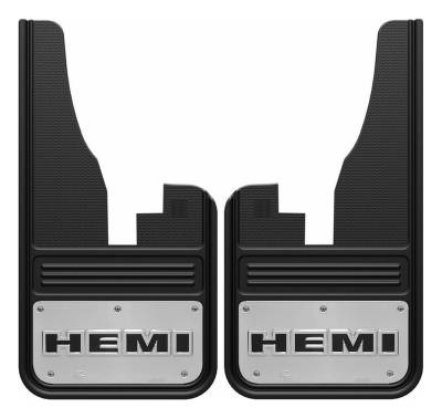 Gatorback - Gatorback 12"x23" Black Front Mud Flaps for Ram 1500 GB1223C09H