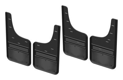 Gatorback - Gatorback 12" Black Front/Rear Mud Flap Set for Ram 1500 GCR34K-GM