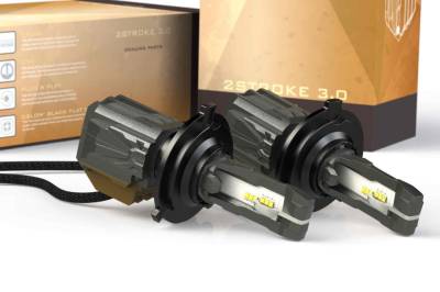 Morimoto - Morimoto 2Stroke 3.0 LED H4 Headlight Bulbs-EACH White LED1525