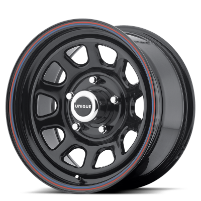 American Racing - American Racing AR767 15x7 5x4.75 0mm Gloss Black AR7675761