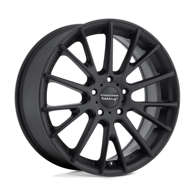 American Racing - American Racing AR904 16x7 5x112 40mm Satin Black AR90467056740
