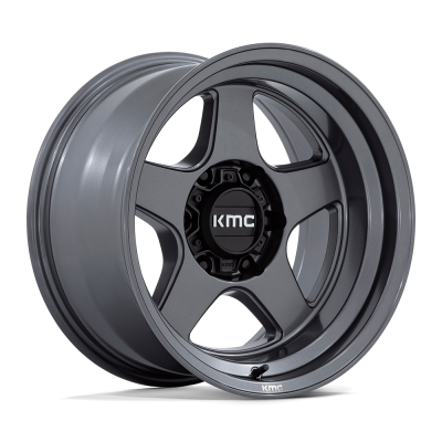KMC - KMC Wheels KM728AX17856818 KM728 LOBO 17x8.5 6x5.5 18mm Matte Anthracite