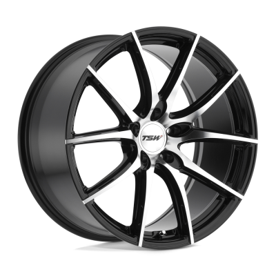 TSW - TSW Wheels SPRINT 19x8.5 5x4.25 40mm Gloss Black/Mirrored 1985SPT405108B72