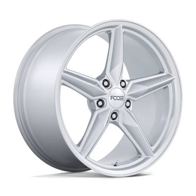 Foose 1PC - Foose Wheels F174 CF8 19x9.5 5x120 45mm Gloss Silver F174199513+45
