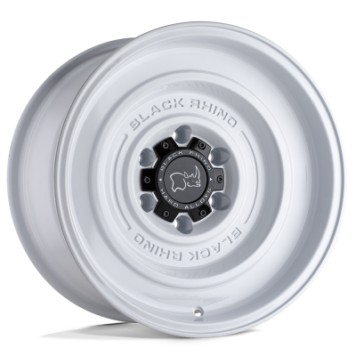 Black Rhino Hard Alloys - Black Rhino Wheels SOLID 17x9.5 5x5.0 -18mm Gloss White 1795SLD-85127W71