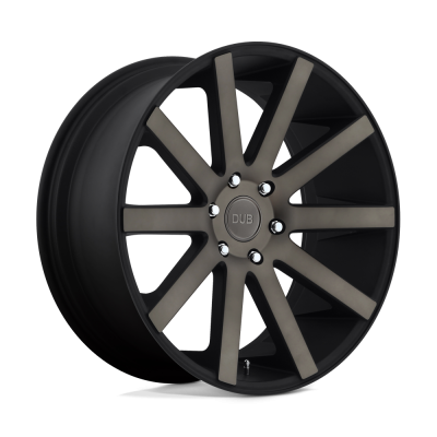 DUB 1PC - DUB Wheels S121 SHOT CALLA 24x10 6x5.5 20mm Matte Black S121240084+20