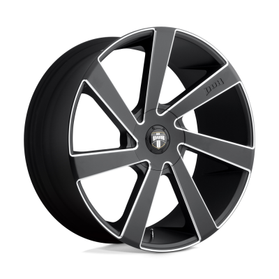 DUB 1PC - DUB Wheels S133229506+15 S133 DIRECTA 22x9.5 5x115/4.75 15mm Matte Black/Milled