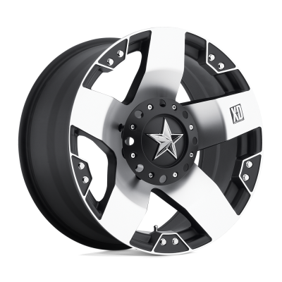XD - XD Wheels XD775 ROCKSTAR 20x10 5x5.0/5.5 -24mm Machined/Black XD77521035524