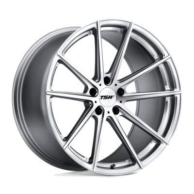 TSW - TSW Wheels BATHURST 20x10.5 5x4.5 25mm Silver/Mirror Cut 2005BAT255114S76