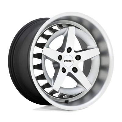 TSW - TSW Wheels DEGNER 18x8.5 5x4.5 20mm Matte Titanium/Machined 1885DNR205114S76