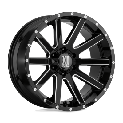 XD - XD Wheels XD818 HEIST 20x10 6x135 -24mm Satin Black/Milled XD81821063924N
