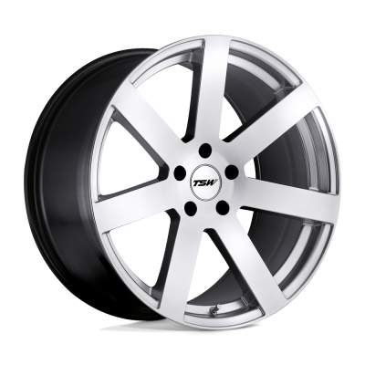 TSW - TSW Wheels BARDO 20x10 5x120 25mm Hyper Silver 2010BAR255120S76