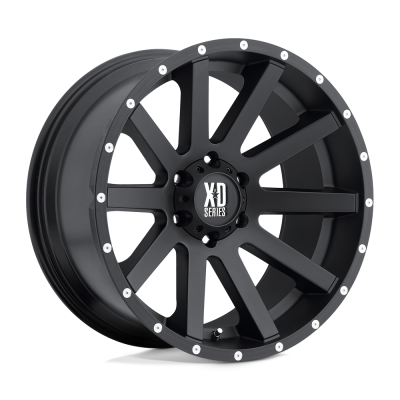 XD - XD Wheels XD818 HEIST 17x8 5x110 35mm Satin Black XD81878042735