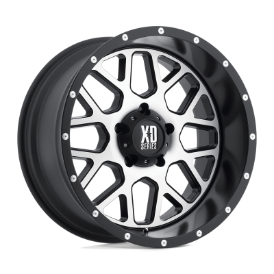XD - XD Wheels XD820 GRENADE 20x9 6x5.5 18mm Satin Black/Machined XD82029068518