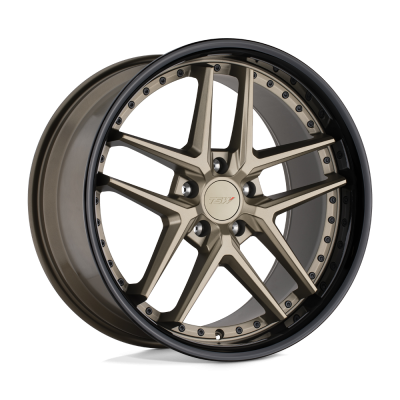 TSW - TSW Wheels RIVAGE 20x10 5x112 54mm Gloss Black/Milled 2010RIV545112B72