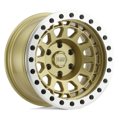 Black Rhino Hard Alloys - Black Rhino 1785PRM-85127L71 Wheels Primm Beadlock 17x8.5 5x5.0 -38mm Gold