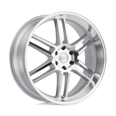 Black Rhino Hard Alloys - Black Rhino Wheels KATAVI 22x10 5x4.5 30mm Silver/Mirror Cut 2210KTV305114S76