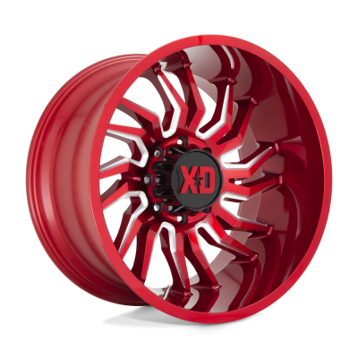 XD - XD Wheels XD858 TENSION 22x10 6x135 -18mm Candy Red/Milled XD85822063918N