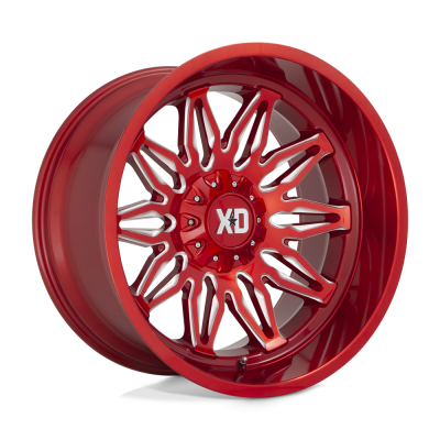 XD - XD Wheels XD859 GUNNER 20x10 5x5.0/5.5 -18mm Candy Red/Milled XD85921035918N