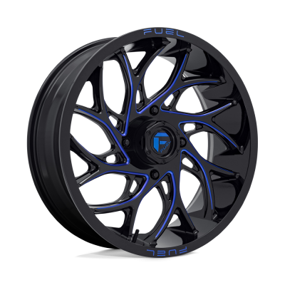 Fuel UTV - Fuel Off Road D778 RUNNER UTV 22x7 4x137 0mm Black/Candy Blue D7782270A640