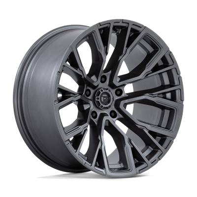 Fuel 1PC - Fuel Off Road D848 REBAR 20x10 5x5.0 -18mm Matte Gunmetal D84820007547