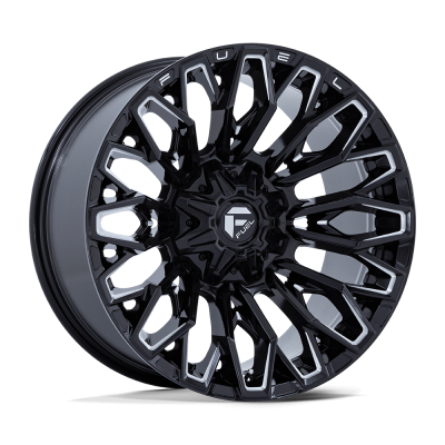 Fuel 1PC - Fuel Off Road FC865 STRIKE 22x10 8x6.5 -18mm Black/Milled FC865BE22108018N