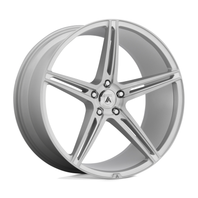 Asanti Black - Asanti Wheels ABL22-20051520SL ABL22 ALPHA 5 20x10.5 5x115 20mm Brushed Silver