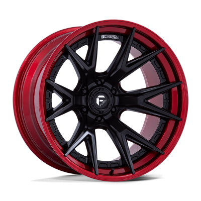 Fuel 1PC - Fuel Off Road FC402 CATALYST 20x10 6x5.5 -18mm Matte Black/Red FC402MQ20106818N