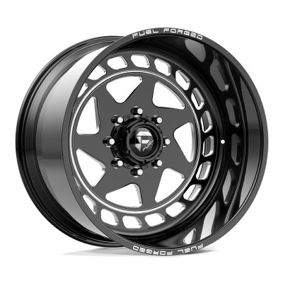 Fuel Forged - Fuel Off Road FF117 22x10 5x5.5 -25mm Gloss Black/Milled FFGFF117LN08-5-34