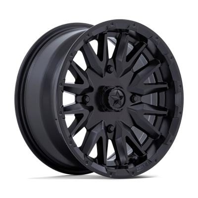 MSA Offroad Wheels - MSA Wheels M49 CREED 15x7 4x110 10mm Matte Black MA049MX15704010