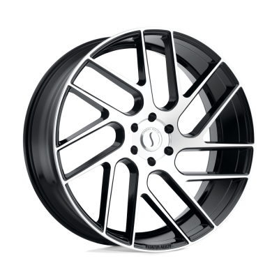 Status - Status Wheels JUGGERNAUT 22x9.5 5x112 35mm Black/Machined 2295JGR355112F66