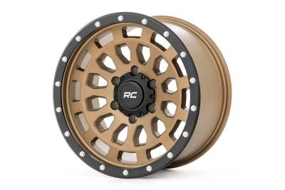 Rough Country Suspension Systems - Rough Country 87 Series Wheel 17x8.5 6x5.5 25mm Bronze/Black 87172512