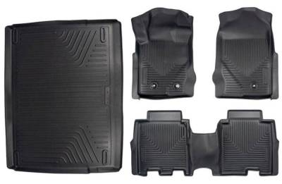 Roush Performance - Roush Performance Floor/Cargo Liner Set-Black 21-24 Bronco 4dr 422297