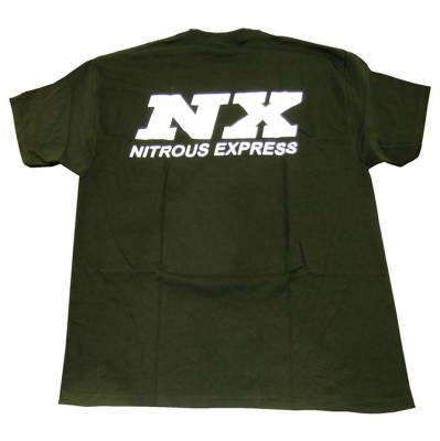 Nitrous Express - Nitrous Express 16507 MEDIUM BLACK T-SHIRT w/WHITE NX