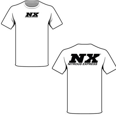 Nitrous Express - Nitrous Express 16517 XXX-LARGE WHITE T-SHIRT w/BLACK NX