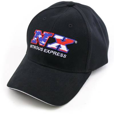 Nitrous Express - Nitrous Express 16581 BLACK HAT w/FLAG NX LOGO