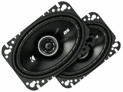 Kicker - Kicker 43DSC4604 DSC46 DS-Series 4x6" Coaxial Speakers 4 Ohm Pair