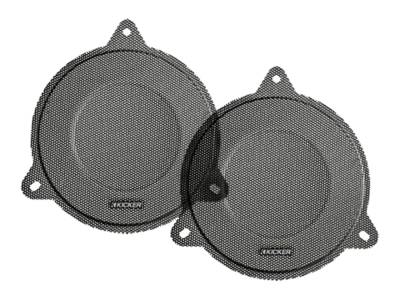 Kicker - Kicker 45HDSG HDSG Replacement Bat Wing Fairing Speaker Grille Set-Black