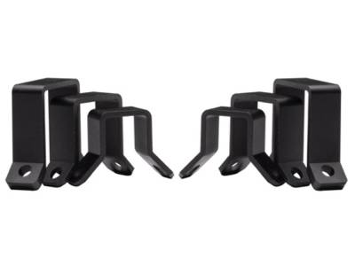 Kicker - Kicker 47KPBSQ KPBSQ PowerBar/PowerCans Square Tube Mount Brackets