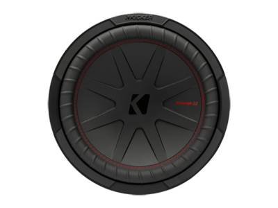 Kicker - Kicker 48CWR122 12" CompR 2 Ohm DVC Subwoofer EACH