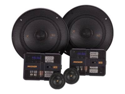 Kicker - Kicker 51KSS504 KSS50 KS-Series 5.25" 2-Way Component Speaker System