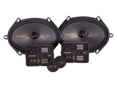 Kicker - Kicker 51KSS6804 KSS680 KS-Series 6x8" 2-Way Component Speaker System