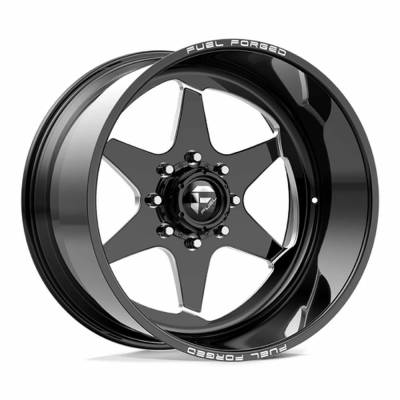 Fuel Forged - Fuel Off Road FF115 22x10 5x5.0 -25mm Gloss Black/Milled FFGFF115RS78-5-34