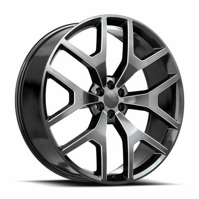 O.E. Revolution - O.E. Revolution Wheel G04 30x10 6x5.5 31mm Black/Machined G04-3010655+31BMW