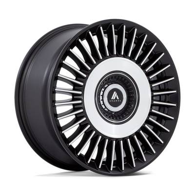 Asanti - Asanti Black AB040 TIARA 20x10.5 BLANK 18mm Black/Machined AB040MD20050018