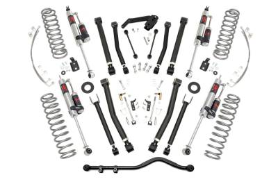 Rough Country Suspension Systems - Rough Country 4" Suspension Lift Kit for 07-18 Jeep Wrangler JK 2DR 67344